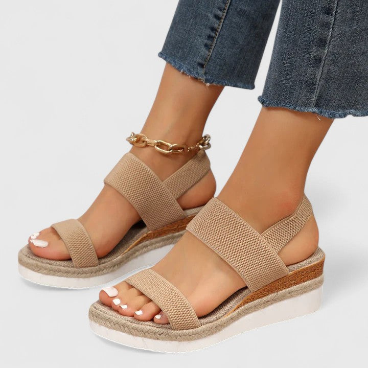 Damen Komfort Plateau Sandalen (4)