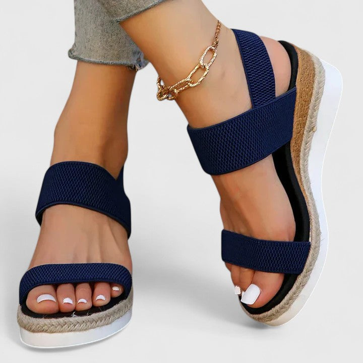 Damen Komfort Plateau Sandalen (5)