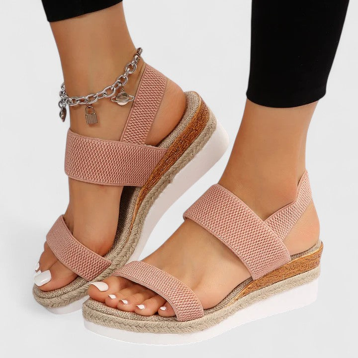Damen Komfort Plateau Sandalen (8)