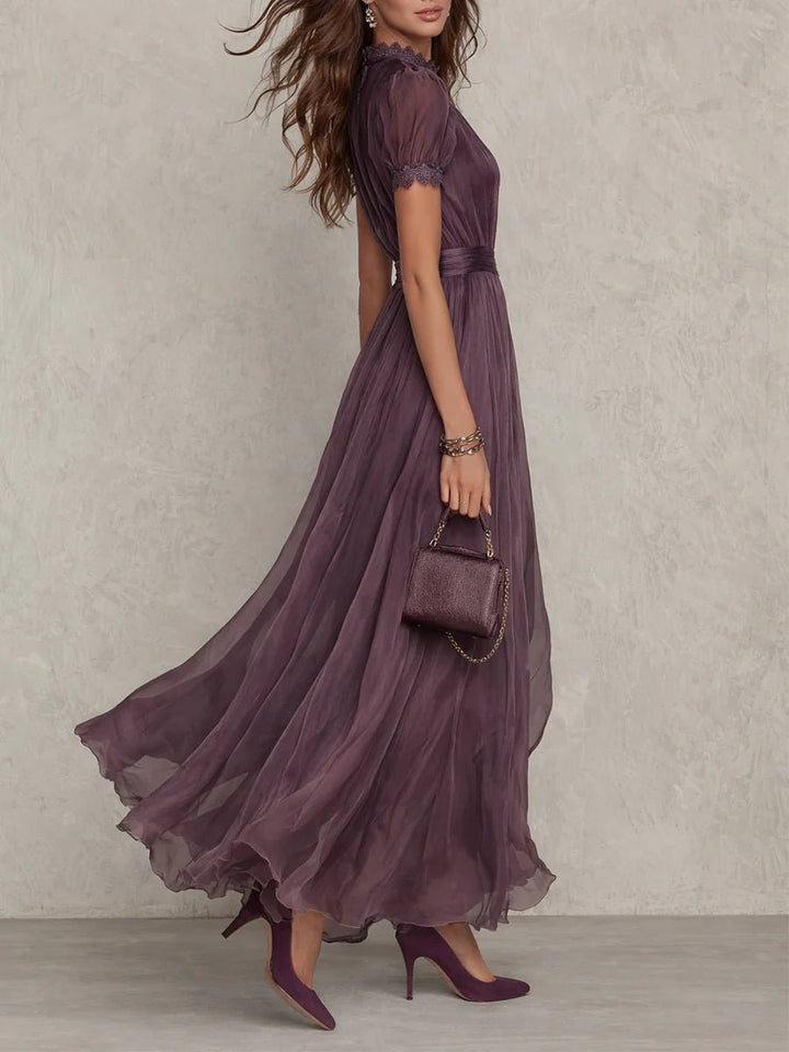 Elena Chiffon Maxikleid, fließendes Strandkleid für den Sommer foto 2