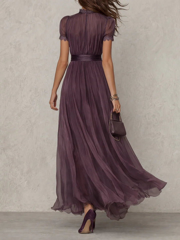 Elena Chiffon Maxikleid, fließendes Strandkleid für den Sommer foto 3