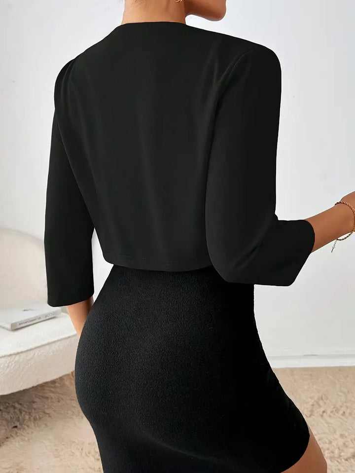 Damen Kurzblazer elegant für jeden Tag (18)