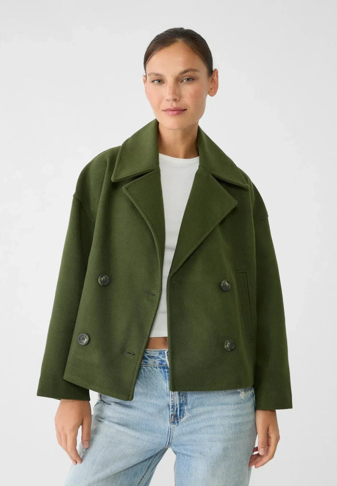 Damen kurze Jacke in klassischer Eleganz (15)