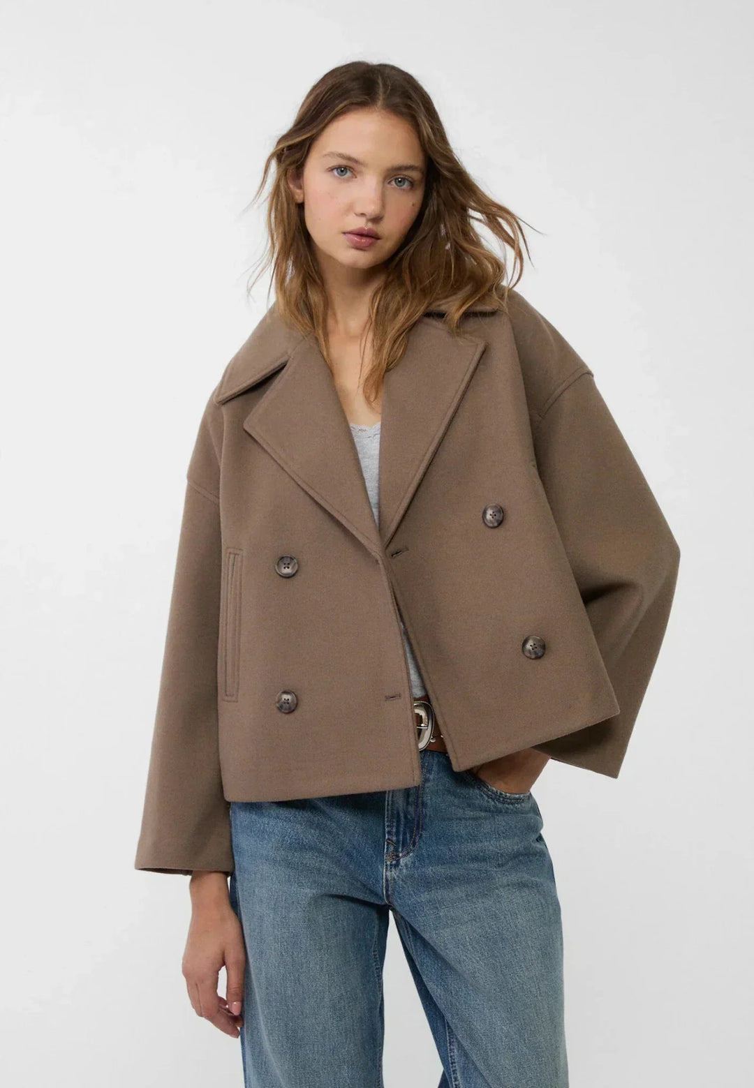 Damen kurze Jacke in klassischer Eleganz (16)
