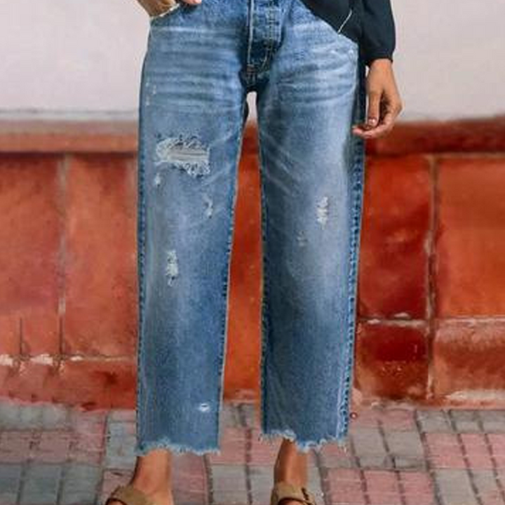 Damen Kurze Jeans im Retro-Stil (12)