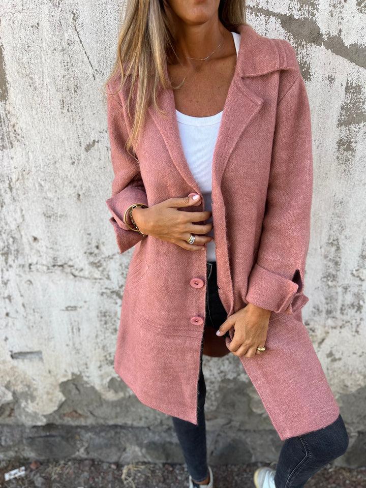 Damen Lange Legere Strickjacke für Alltag (2)