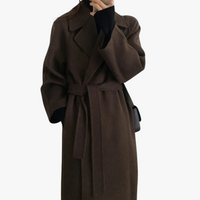 Sophia | Damen Lange Teddy Jacke für Herbst