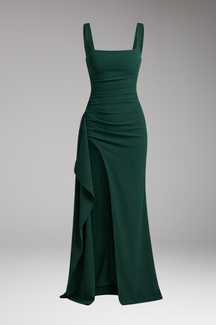 Damen langes Abendkleid mit offenem Rücken (2)
