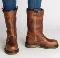 Sophia | Damen Leder Stiefel für Herbst