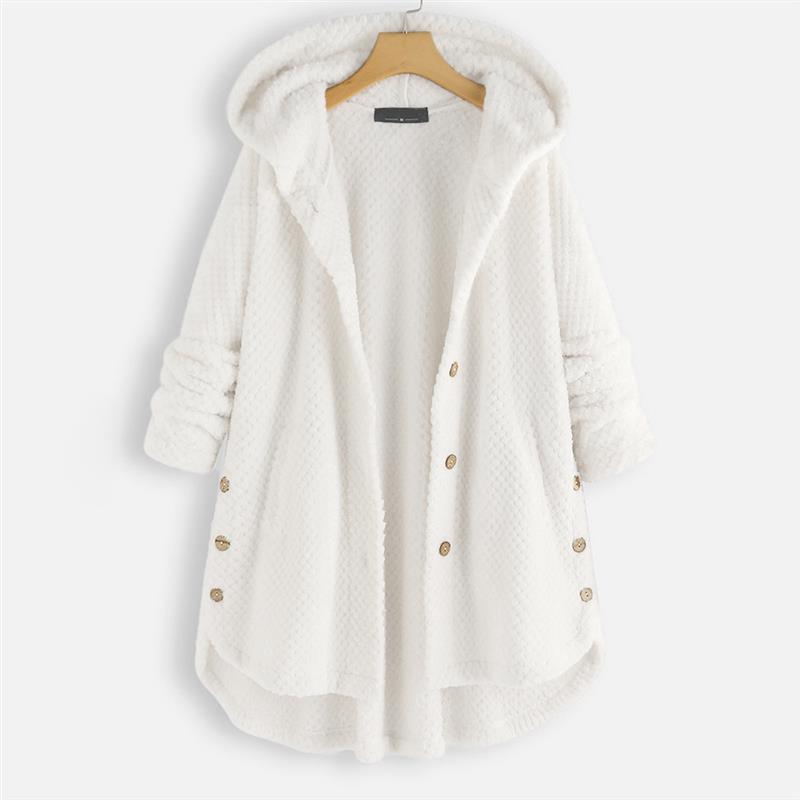 Damen Leichte Herbst-Jacke im Trench-Stil in Weiß