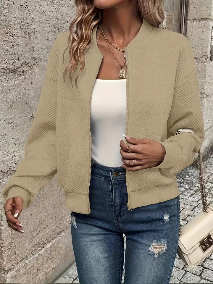 Damen Leichte Jacke für den Herbst in Khaki