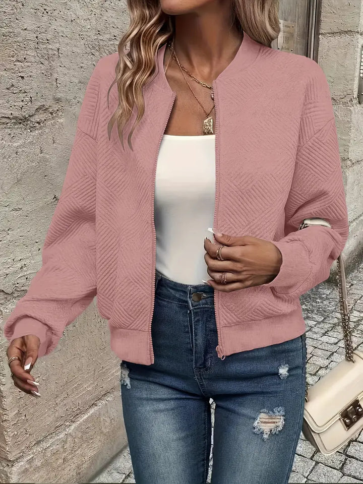 Damen Leichte Jacke für den Herbst in Rosa