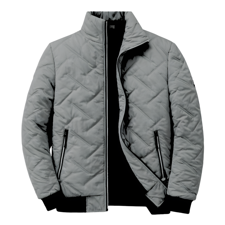 Damen leichte moderne Herbstjacke in Dunkelgrau