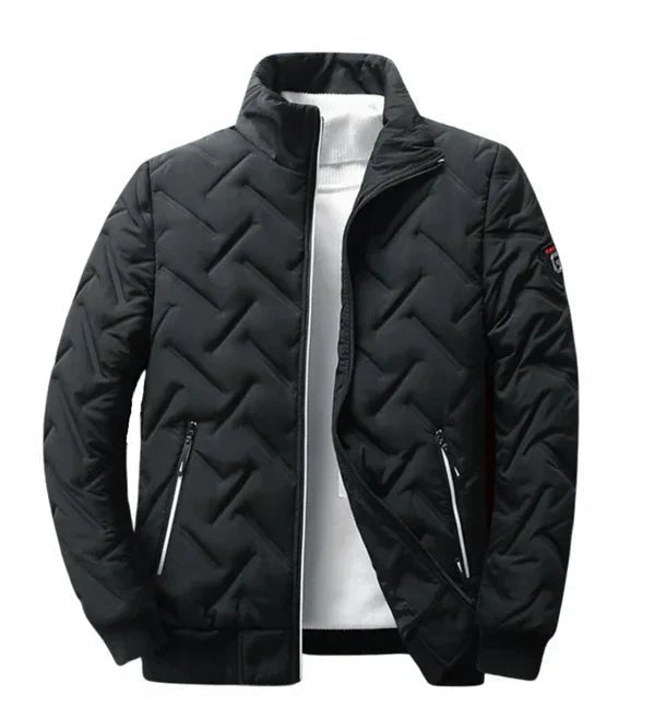 Damen leichte moderne Herbstjacke in Schwarz