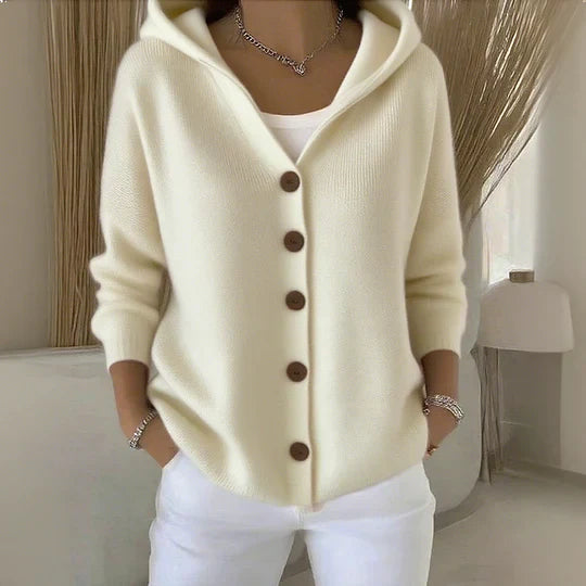 Damen Leichte Strickjacke für Übergänge in Beige