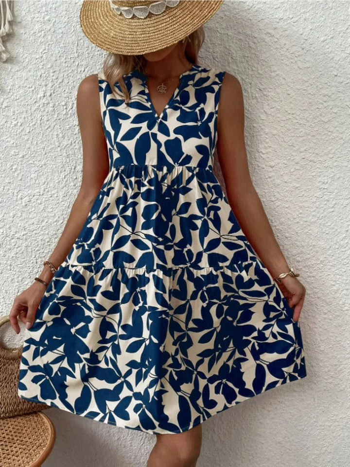 Damen Leichtes Sommerkleid zum Kombinieren in Blau