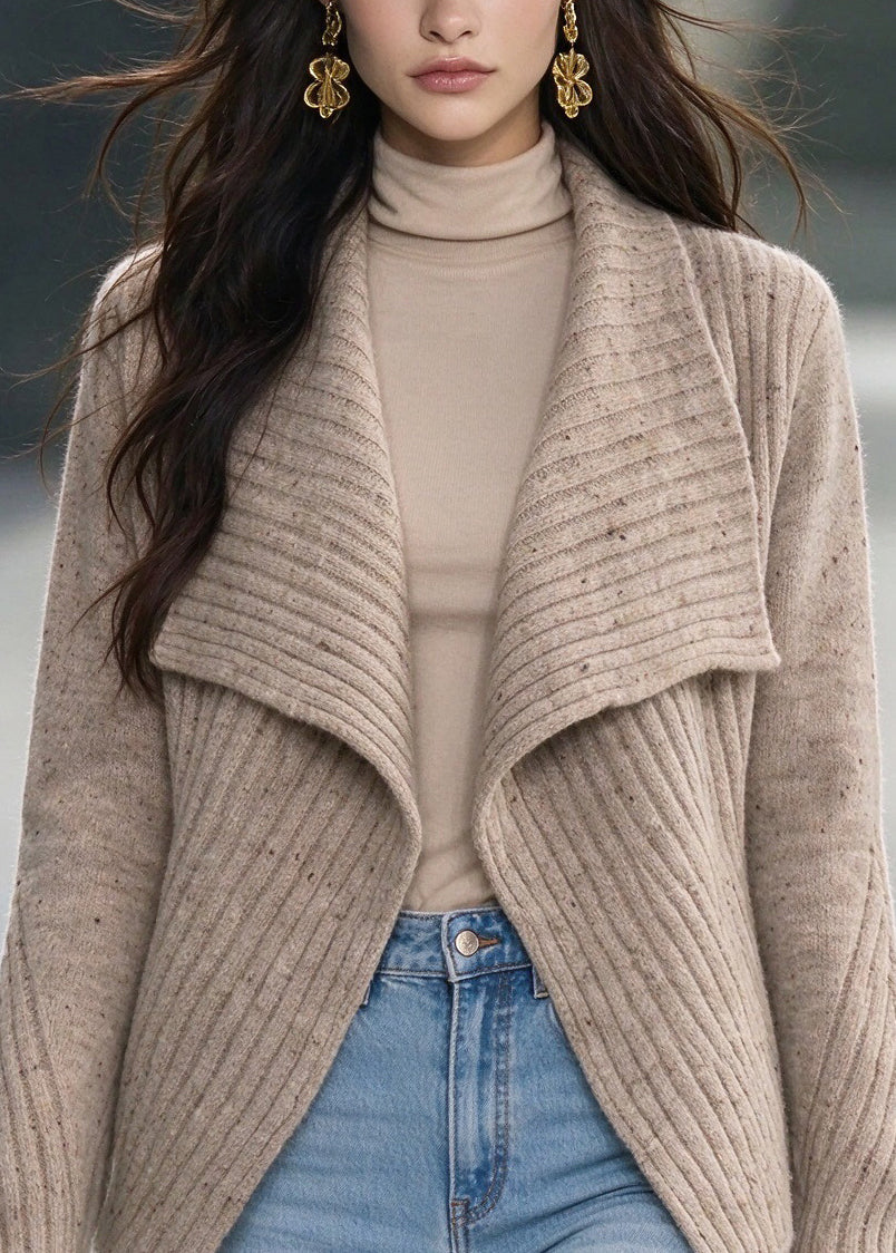 Damen Lockere Winterjacke mit asymmetrischem Saum (2)