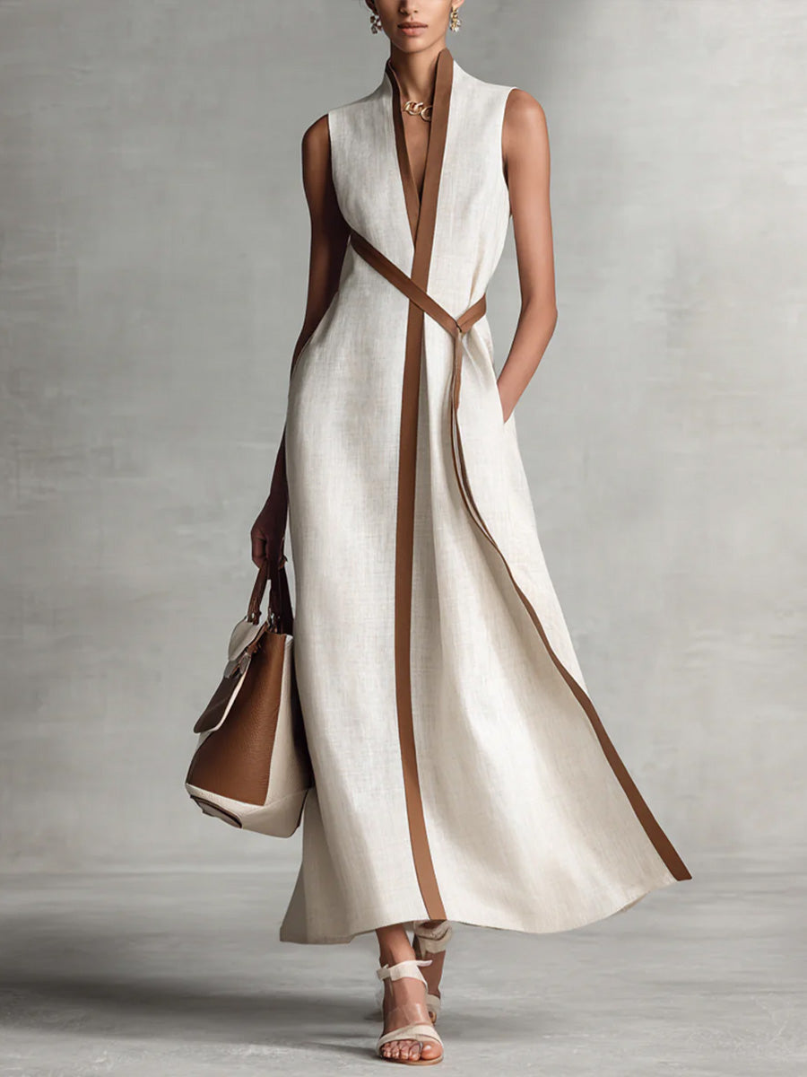 Damen Luftiges Kleid für Alltag und Brunch in Weiß