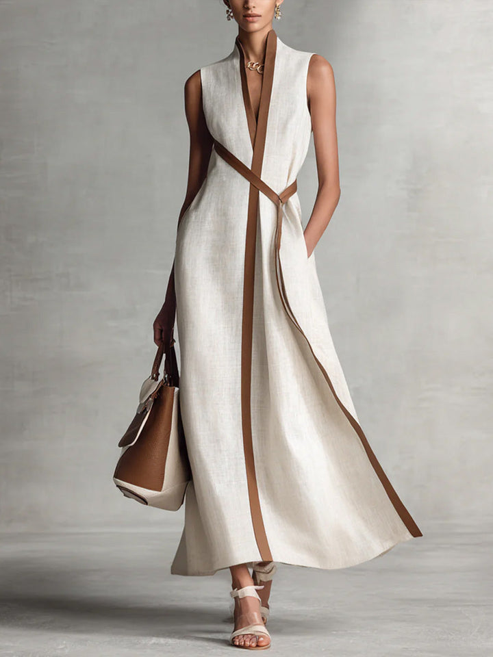 Damen Luftiges Kleid für Alltag und Brunch in Weiß