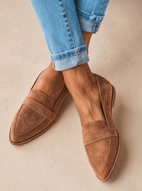 Marlene | Damen Mary-Jane Slipper Wildleder orthopädisch