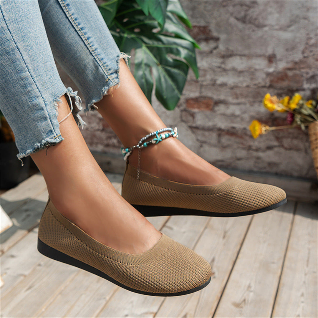 Damen Mary Janes mit Komfort-Sohle für Alltag in Khaki