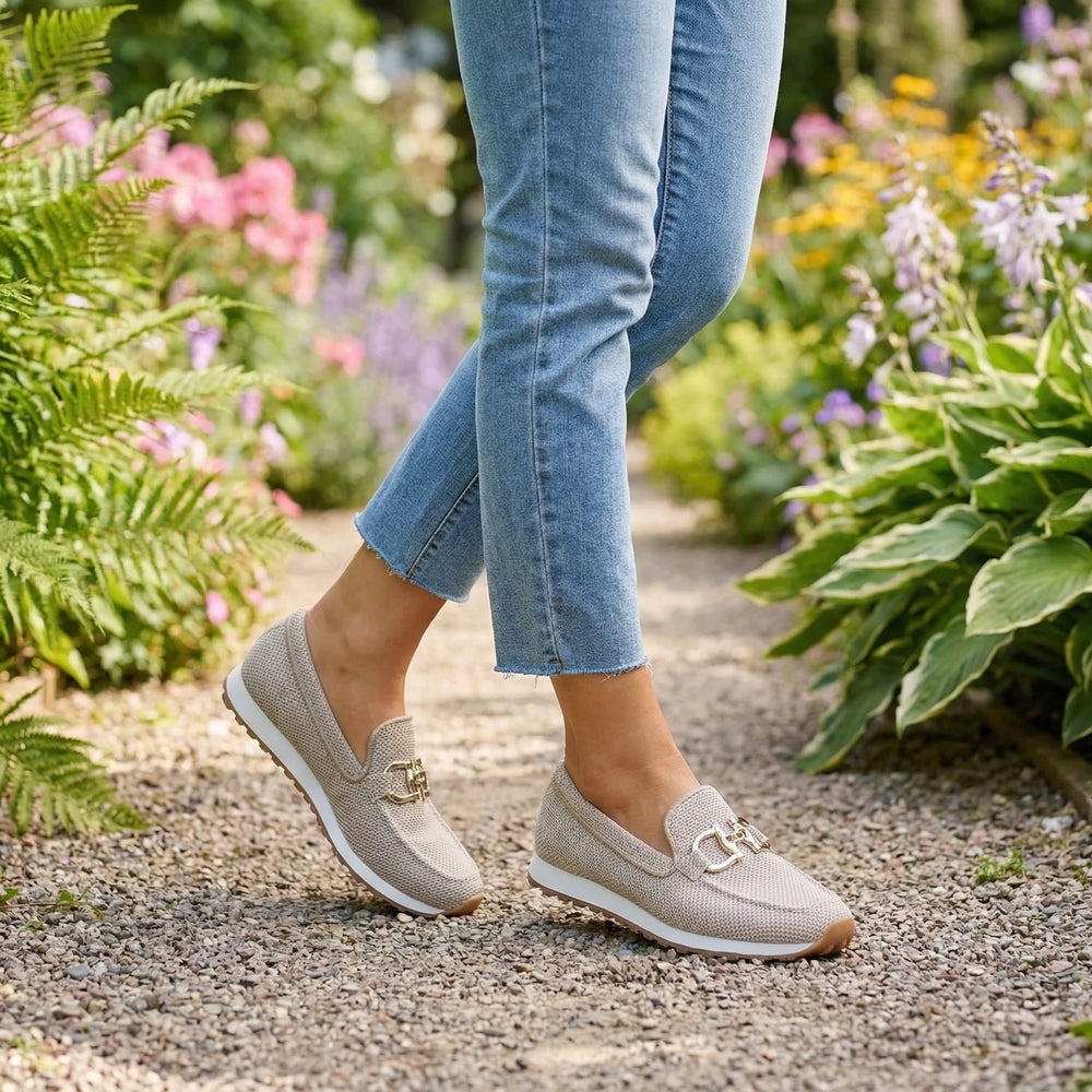 Damen Mary Janes Slip-On mit Horsebit-Akzent (2)
