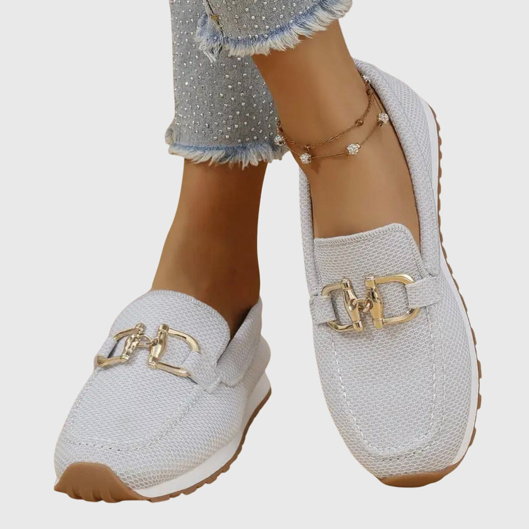 Damen Mary Janes Slip-On mit Horsebit-Akzent (7)