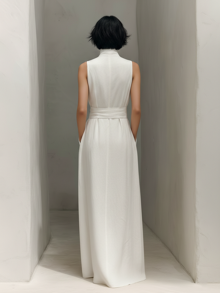 Damen Maxikleid im minimalistischen Stil für Hochzeitsgäste (2)