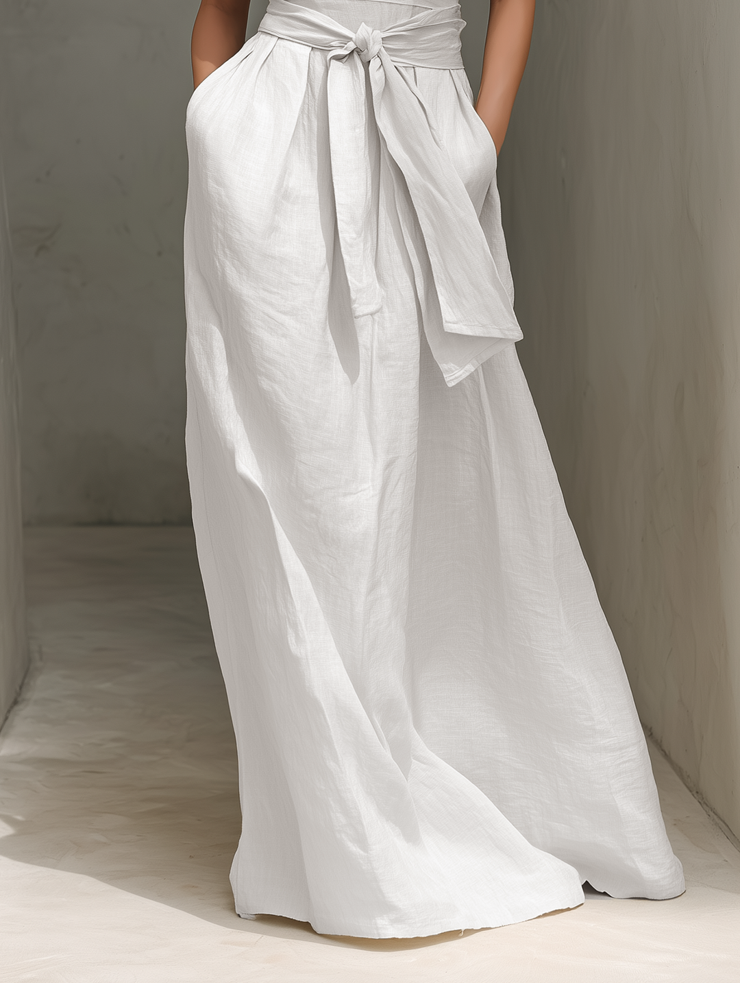 Damen Maxikleid im minimalistischen Stil für Hochzeitsgäste (4)