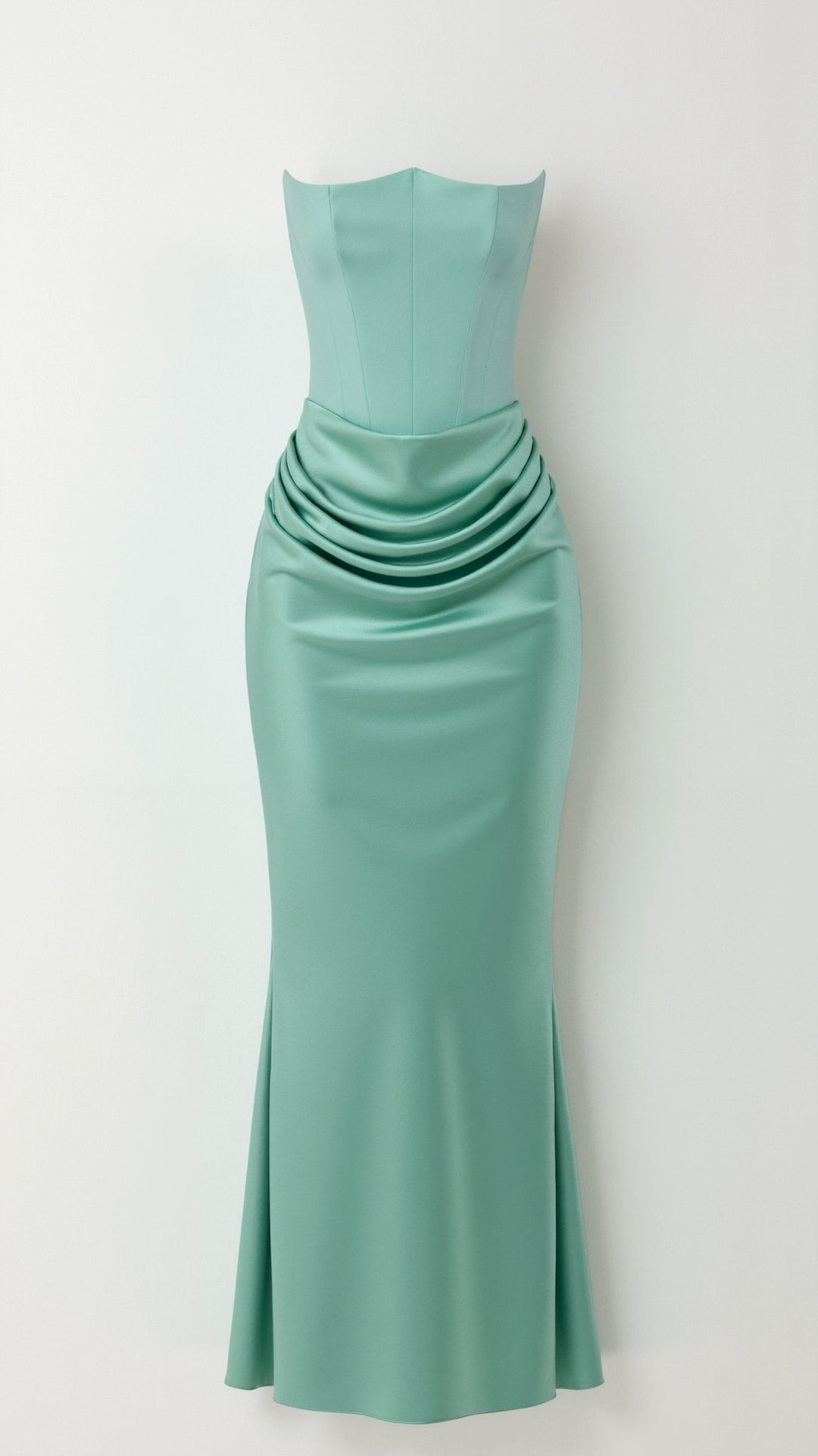 Damen Maxikleid in Säulenform für Hochzeitsgäste in Karamell 2