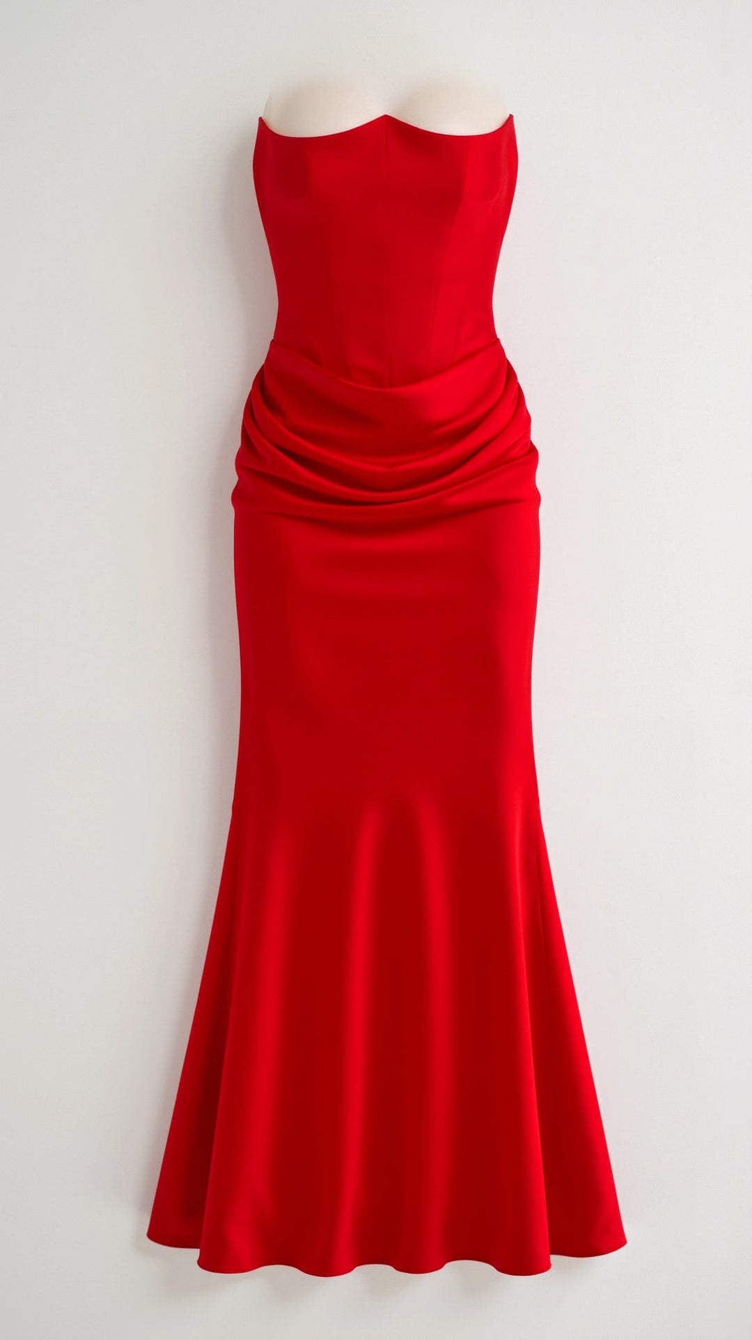 Damen Maxikleid in Säulenform für Hochzeitsgäste in Rot 3