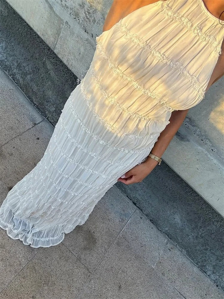 Damen Maxikleid mit Halter-Ausschnitt für Hochzeitsgäste (6)