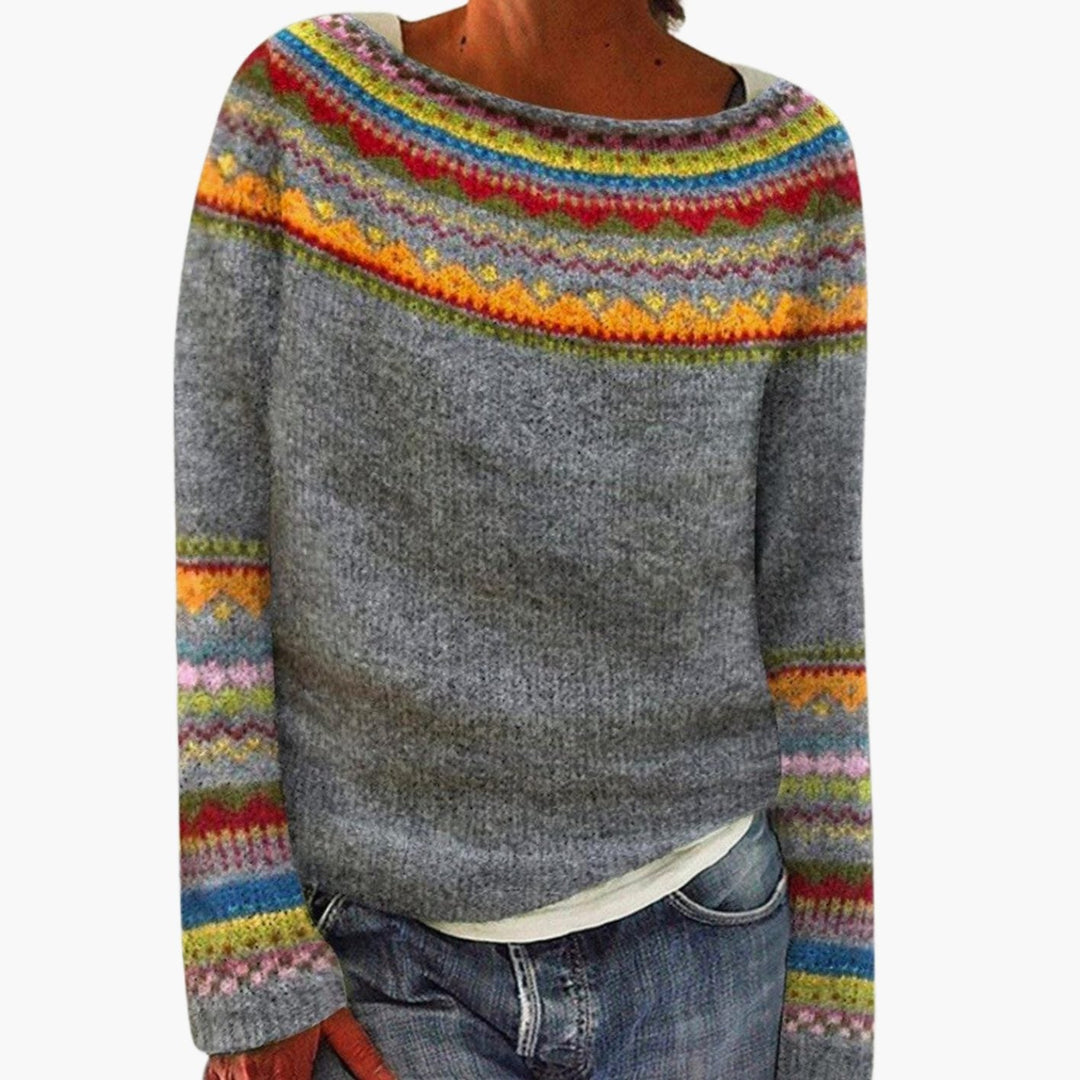 Damen Merino Norweger Pullover für den Herbst (2)
