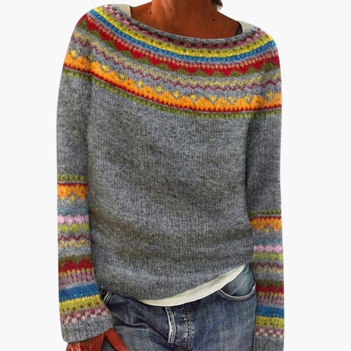 Damen Merino Norweger Pullover für den Herbst (2)