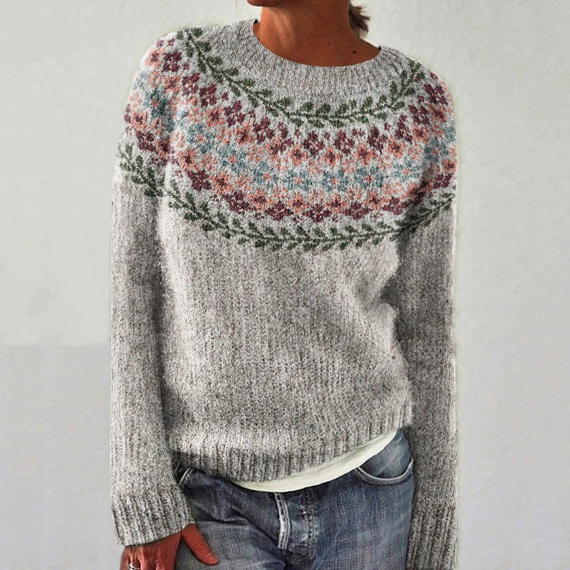 Damen Norweger Pullover im Retro-Stil