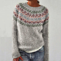 Sophie | Damen Norweger Pullover im Retro-Stil