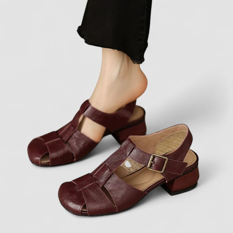 Damen Orthopädische Mary Janes in Braun