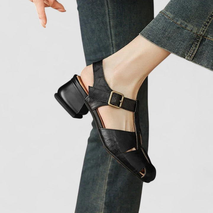 Damen Orthopädische Mary Janes in Schwarz