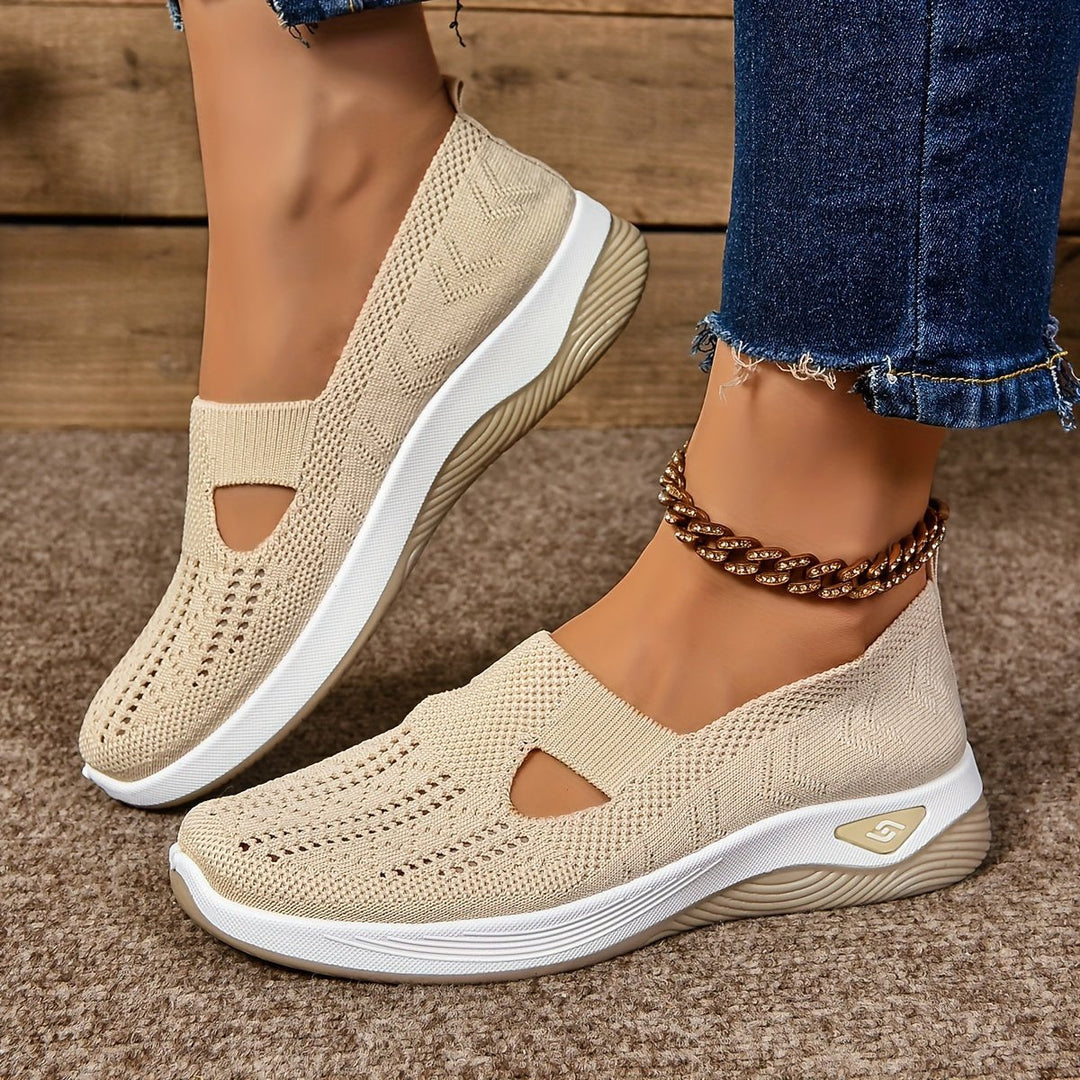 Damen Orthopädische Schuhe für den Alltag in Creme