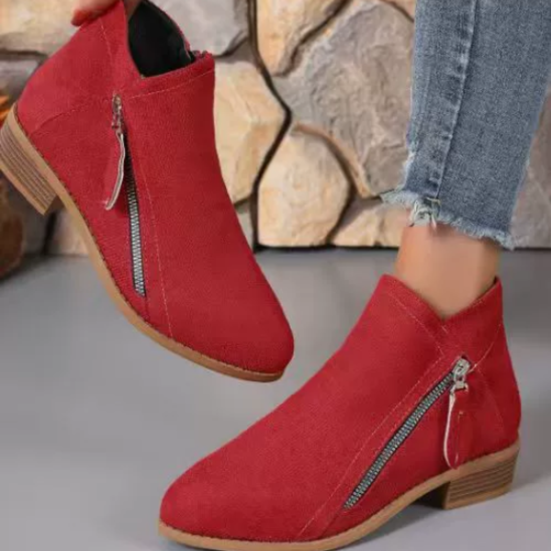 Damen Orthopädische Stiefeletten Wasserdicht Rutschfest (6)