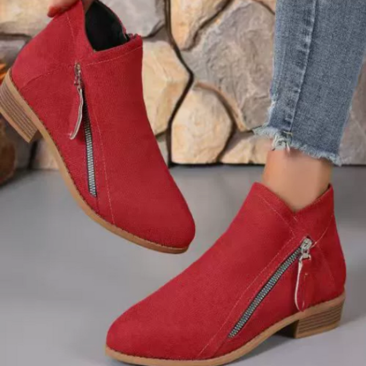 Damen Orthopädische Stiefeletten Wasserdicht Rutschfest (6)