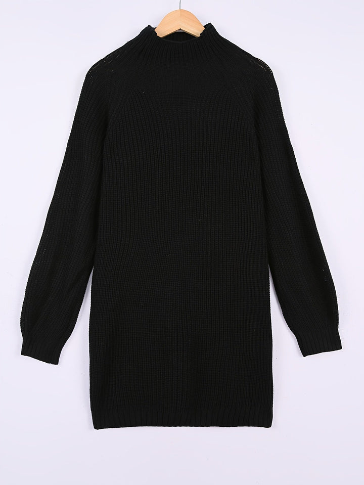 Damen Oversize Strickkleid für den Herbst (3)