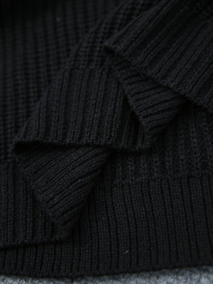 Damen Oversize Strickkleid für den Herbst (5)