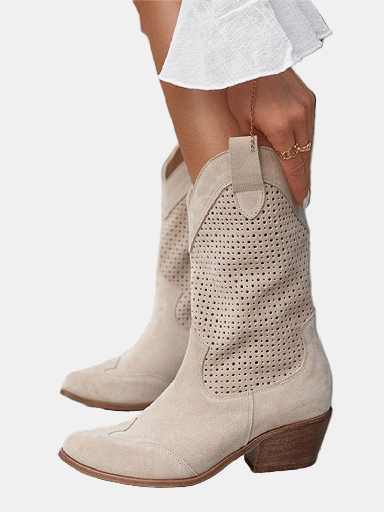 Damen Perforierte Stiefeletten für Übergangswetter (2)