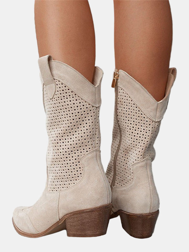 Damen Perforierte Stiefeletten für Übergangswetter (3)