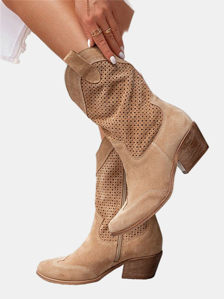 Damen Perforierte Stiefeletten für Übergangswetter (6)