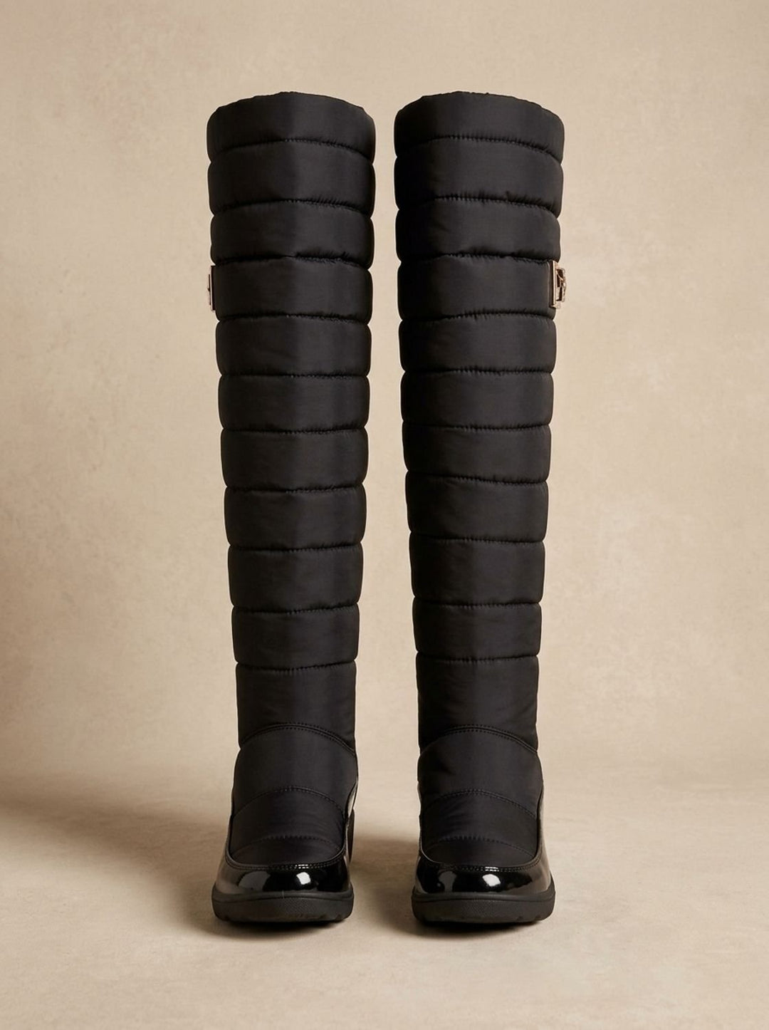 Damen Plateau-Stiefel warm gefüttert für Winter (3)