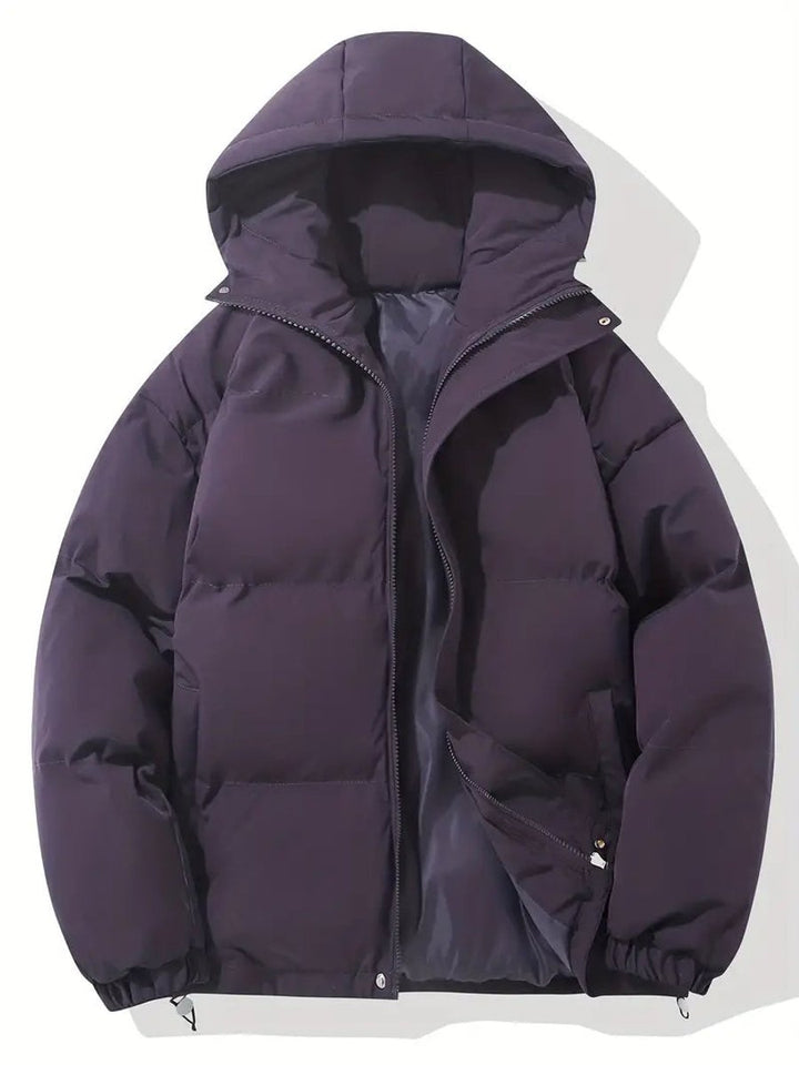 Damen Pufferjacke für Herbst mit Kapuze (3)