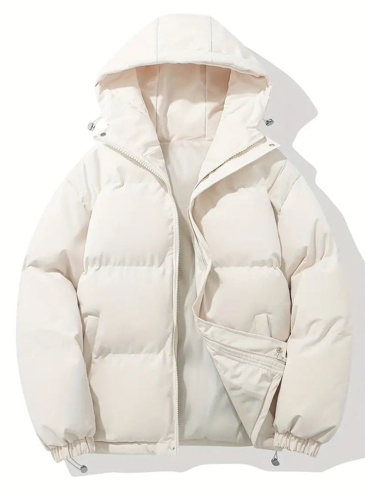 Damen Pufferjacke für Herbst mit Kapuze (4)