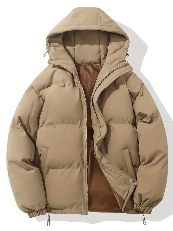 Damen Pufferjacke für Herbst mit Kapuze (7)